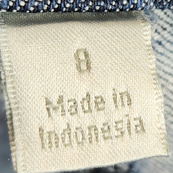 LC Lauren Conrad 5 Pocket Low Rise Denim Blue Jeans Size 8 - Picture 7 of 8